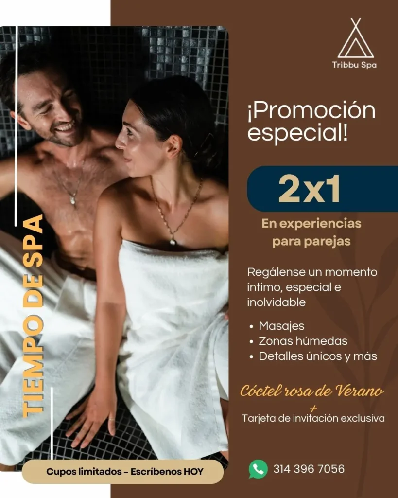 2x1 bono regalo de spa