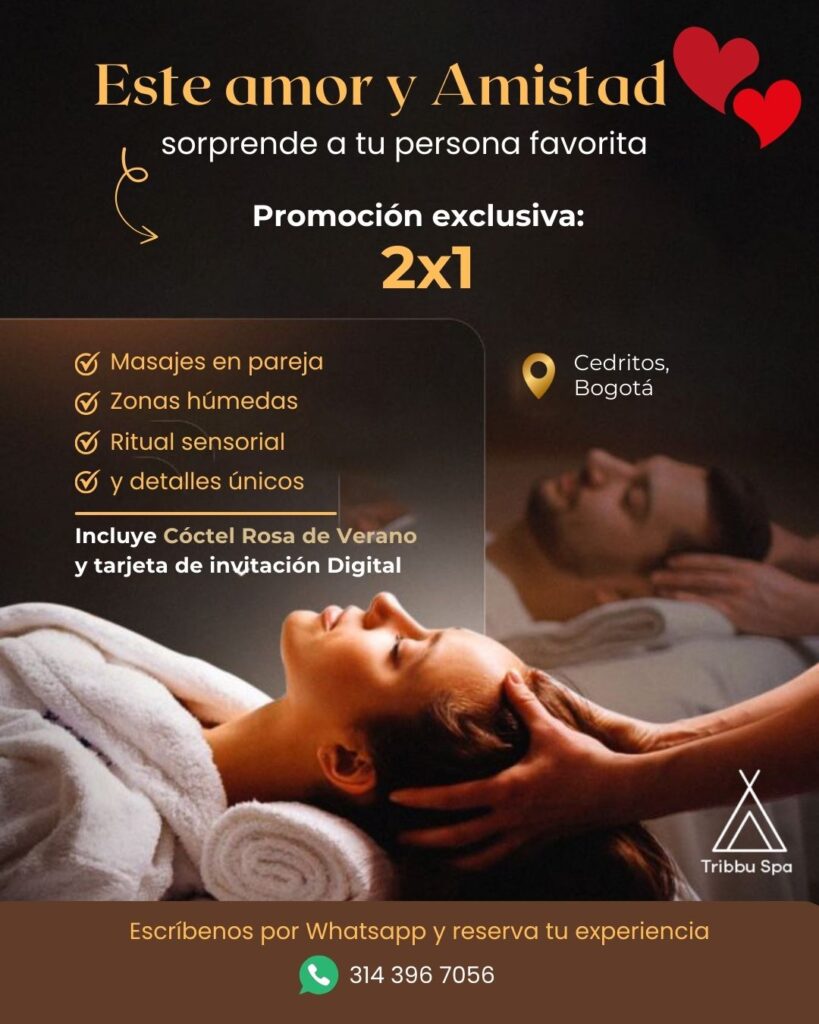 Promoción 2x1 Amor y amistad - Tribbu Spa 1
