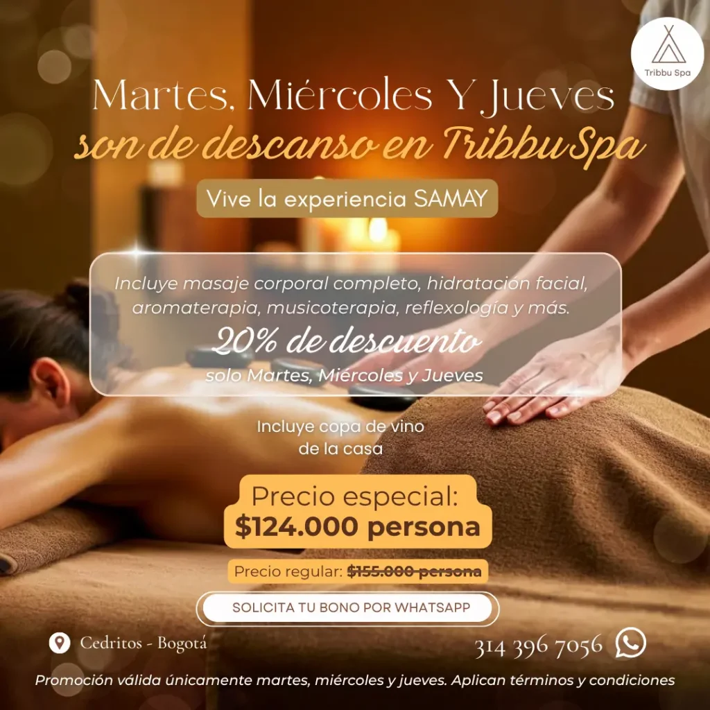 Experiencia Samay descuento abril - Tribbu spa